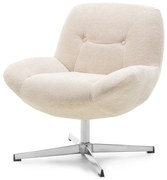 Otočné relaxační křeslo LUNNO béžové