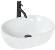 REA-U0416 - Umývadlo na dosku AMELIA 34,5x48 cm keramika/lesklá biela