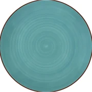 Lamart LT9082 keramický plytký tanier Happy, pr. 26,8 cm, modrá