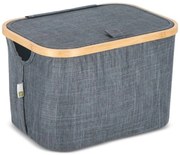 Skladací kôš NOLVIO 25 L, modrosivý