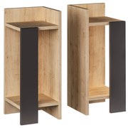 Nočný stolík Elos Oak, 2 ks
