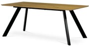 Stůl jídelní 180x90x75 cm, deska MDF, 3D dekor divoký dub