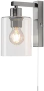 Rabalux MIROSLAW nástenná lampa max. 1x40W | E27 | IP20 - saténový chróm