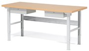 Dielenský stôl Robust s 2 zásuvkami, 2000x800 mm