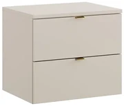 Závěsná skříňka pod umyvadlo Dalia Cashmere s deskou 60 cm kašmírová