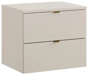 Závesná skrinka pod umývadlo Dalia Cashmere s doskou 60 cm kašmírová