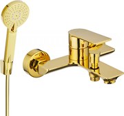 Mexen Alexa R40 vaňová batéria so sprchovacím setom, zlatá - 7123R40-50