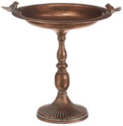 Kovový stojan na aranž alebo napájadlo Romance, 45 x 38 x 46 cm, farba medená