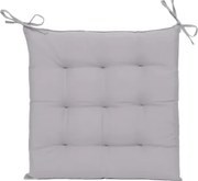 Podsedák na stoličky Nils 40x40 cm, strieborný%