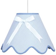 Candellux Modrý závesný luster Lola pre žiarovku E27 31-04666