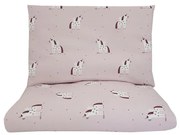 EKO - Obliečky bavlnené mušelínové do postieľky UNICORN 2-dielne