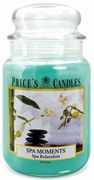 PRICE´S MAXI sviečka v skle Spa Moments - horenie 150h