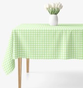 Goldea hranatý teflónový obrus - zelené kocky 80 x 80 cm