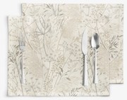 Goldea prestieranie na stôl valencia - lúčne trávy - sada 2ks 30 x 40 cm