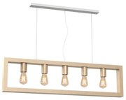 Luster na lanku MACK 5xE27/60W/230V