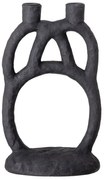 Čierny svietnik Bloomingville Ramina, výška 29 cm