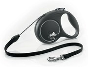Flexi Samonavíjacie vodítko Black Design M, 5 m, 20 kg