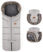 PETITE&amp;MARS-SADA Detský fusak 4v1 ARCTIC + rukávniky na kočík Champagne Shower