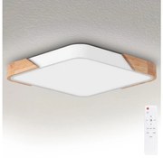 Brilagi - stmievateľné LED svietidlo PILANA LED/60W/230V dub/biela 56x56 cm + DO