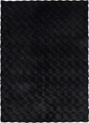 Kusový koberec Diamond Cut 800 Anthrazit, 80x150, čierna, obývacia izba, Obsession