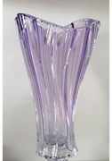 KRIŠTÁĽOVÁ VÁZA BOHEMIA PLANTICA 320MM FIALOVÁ