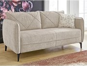 Dvojsedák Novara, béžová látka%