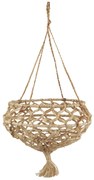Ib Laursen Závesný jutový košík Nature