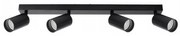 Bodové svietidlo ANGIE 4xGU10/35W/230V čierna