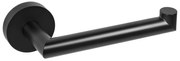 Sapho Sapho, X-ROUND BLACK držiak toaletného papiera, čierný mat, XR703B