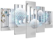 Abstraktný obraz v antickom štýle (150x105 cm)