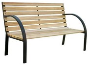 Záhradná lavička EVERILD (125 x 55 x 75 cm)