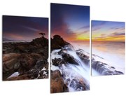 Obraz hory v hmle (90x60 cm)