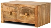 furniture-nabytek.cz - Drevený konferenčný stôl z masívu mango 90x40x60