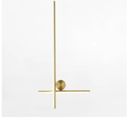 Zuma Line W4101-GD - LED Nástenné svietidlo MILL LED/14W/230V zlatá