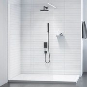Erga Paris, sprchová zástena Walk-In 70x200 cm, 8mm číre sklo, biely matný profil, ERG-V02-PARIS-070x200-CL-WH