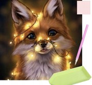 ISO Malatec 17011 Diamantové maľovanie 5D - líška