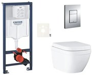 Závesný wc set do ľahkých stien / predstenová montáž GROHE Euro Ceramic SIKOGRSEUE