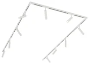Moderný koľajnicový systém s 10 bodovými svetlami biely 1-fázový - Slimline Uzzy