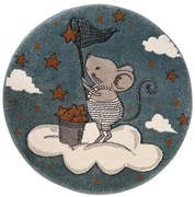 Koberec Vegas 1,2/1,2 07KYK modrá