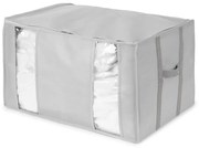 Vákuový/vystužený látkový úložný box na oblečenie 56x42x33 cm Granit – Compactor
