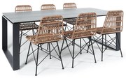 Súprava záhradného nábytku Bonami Selection so stolom Strong a stoličkami Gabriela