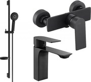 Mexen Alexa DS40 sprchová súprava, čierna - 71204DS40-70