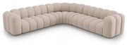 Béžová ženilková modulárna rohová pohovka Lupine – Micadoni