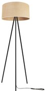 Stojacia lampa Juta, 1x jutové tienidlo, (výber z 3 farieb konštrukcie), m