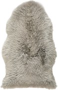 XXXLutz OVČIA KOŽUŠINA, 60/90 cm, strieborná Linea Natura - Koberce - 007821017004