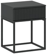 Nočný stolík 1S nízky-40 bez rukovätí antracit