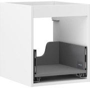 Mexen Box-A, závesná skrinka 40 cm, 1 zásuvka, biela matná, 91AX0-0400-470-1-01