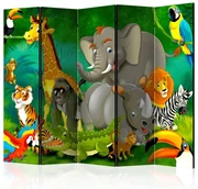 Artgeist Paraván - Colourful Safari II [Room Dividers]