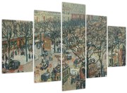 Obraz - Camille Pissarro, Boulevard des Italiens, Morning, Sunlight, reprodukcia (150x105 cm)