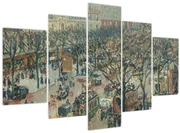 Obraz - Camille Pissarro, Boulevard des Italiens, Morning, Sunlight, reprodukcia (150x105 cm)